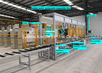 3000mm/4min 380V automatic busbar reversal busbar riveting Compact Busbar Machine