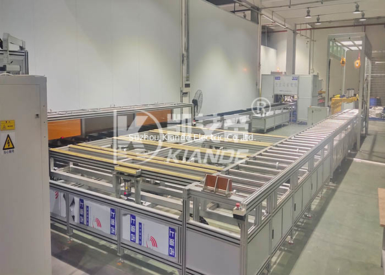 Semi Automatic Busbar Assembly Line Reversal 100mm Height